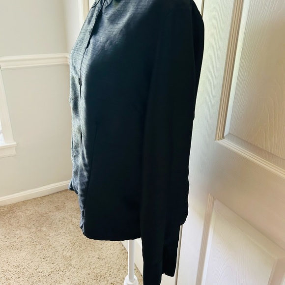 Blazer shirt Croft & barrow woman’s size large top blouse - Picture 2 of 4